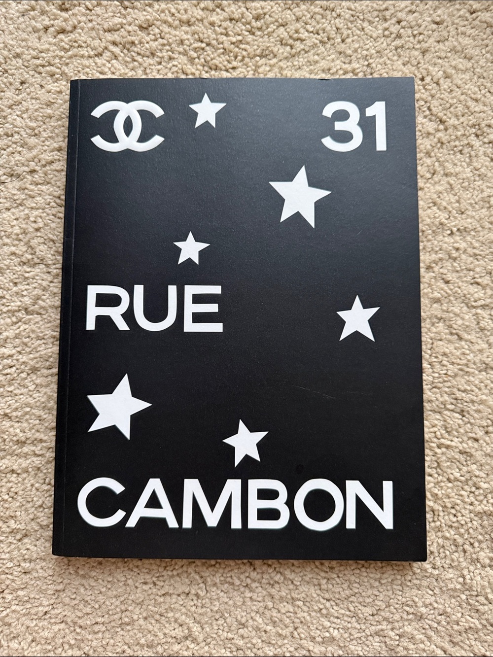 CHANEL Black & White Rue Cambon Decorative Book